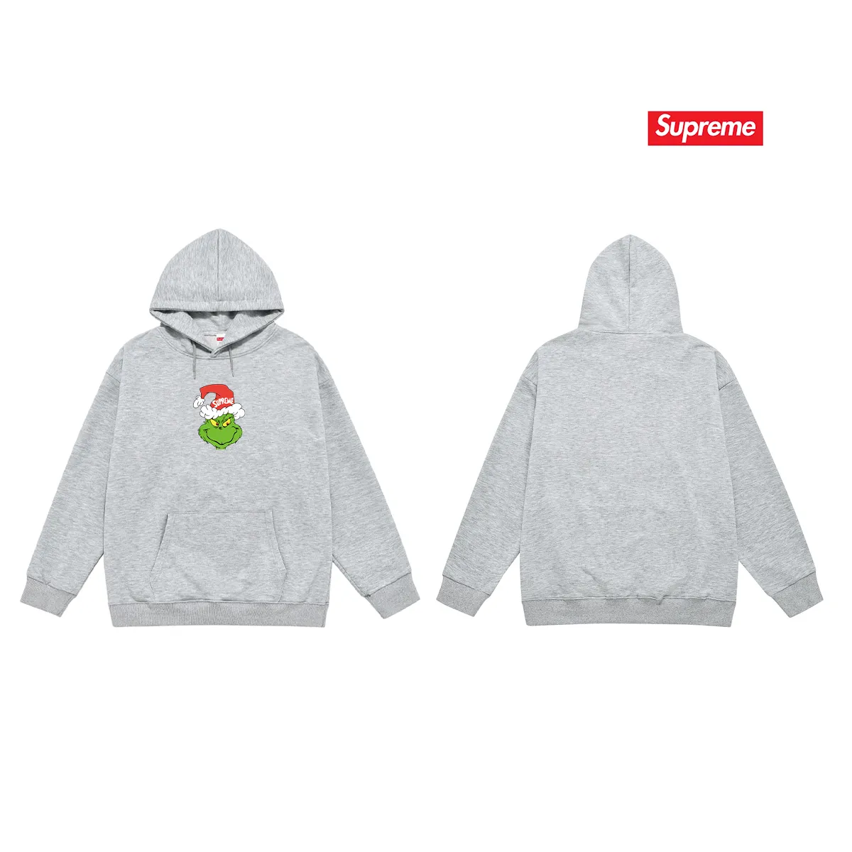 Style No. S2179 #terry P160💰 Velvet P170💰 Balenciaga co-branded supreme printed hooded sweatshirt Made of 400g large terry 430g silver fox velvet (off-shoulder large version) fabric, soft and non-pilling, imported environmentally friendly printing glue, bright and three-dimensional pattern, quality 💥Same style for men and women, the upper body is fashionable Color: black white gray Size: S M L XL XXL
