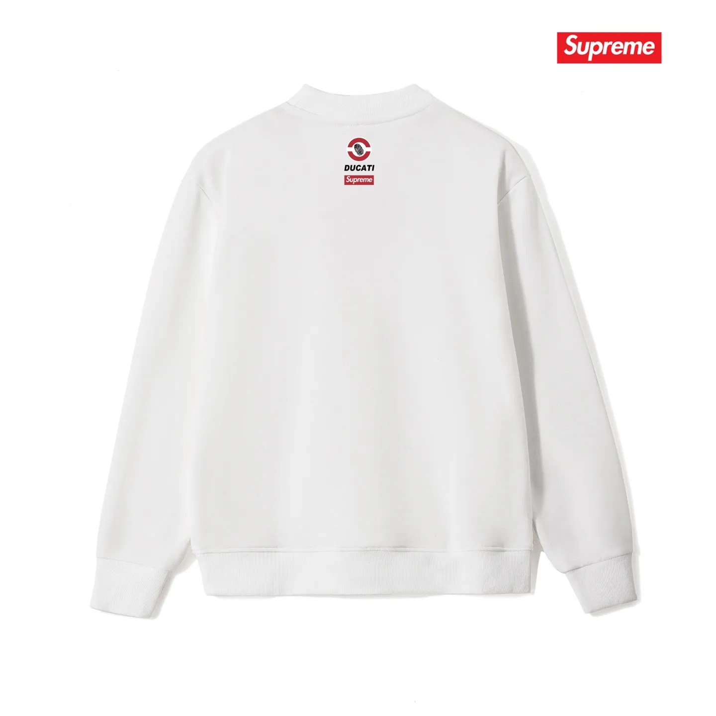 Style No. S1135 #terry p150💰 Velvet 160💰 Supreme Ducati co-branded motorcycle letter print round neck sweatshirt Made of 400 grams of large terry (drop shoulder large version) fabric, soft texture and no pilling Imported environmentally friendly printing glue The pattern is bright and three-dimensional Quality💥Same style for men and women The upper body is trendy Color: black white gray Size: S M L XL XXL