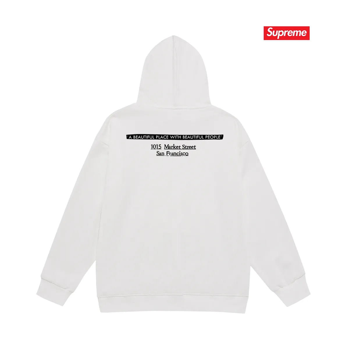 Style No. S2221 #terry P160💰 Velvet P170💰 Sup 68FW SF BOX LOGO TEE San Francisco co-branded classic print hooded sweatshirt Made of 400g large terry 430g silver fox velvet (drop shoulder large version) fabric, soft texture and no pilling Imported environmentally friendly printing glue The pattern is bright and three-dimensional Quality 💥Same style for men and women The upper body is trendy Color: black white Gray Size: S M L XL XXL