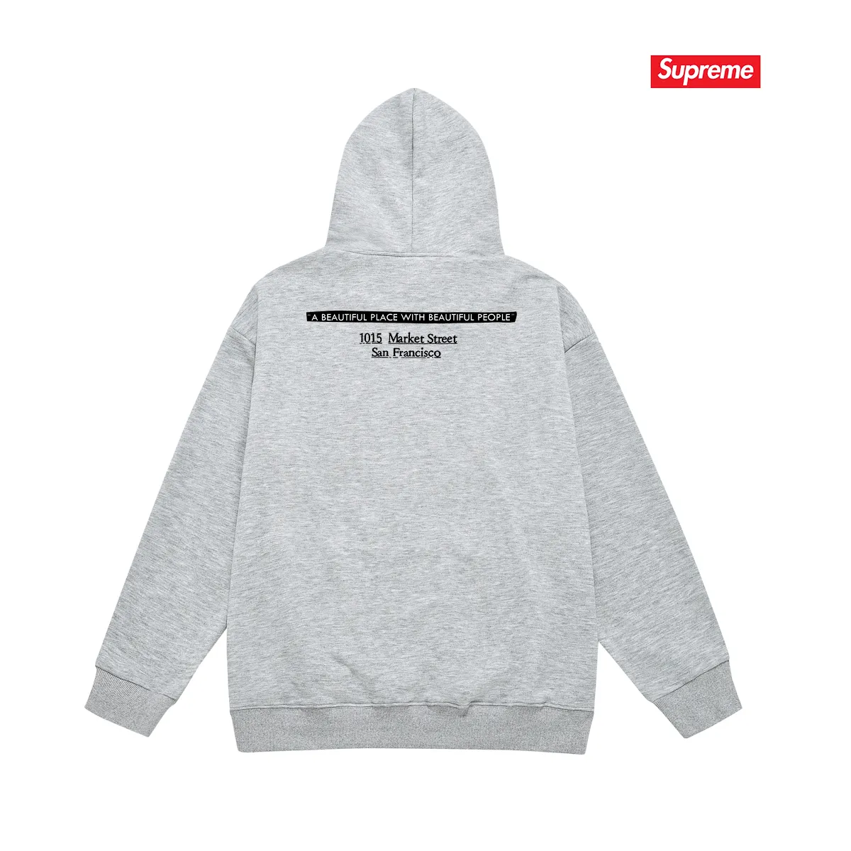 Style No. S2221 #terry P160💰 Velvet P170💰 Sup 68FW SF BOX LOGO TEE San Francisco co-branded classic print hooded sweatshirt Made of 400g large terry 430g silver fox velvet (drop shoulder large version) fabric, soft texture and no pilling Imported environmentally friendly printing glue The pattern is bright and three-dimensional Quality 💥Same style for men and women The upper body is trendy Color: black white Gray Size: S M L XL XXL