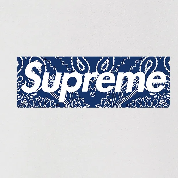 Style No. S1049 #terry p150💰 Velvet 160💰 Supreme Week 17 Bandana Box Logo Tee Cashew flower logo round neck sweatshirt Made of 400 grams of large terry (drop shoulder large version) fabric, soft texture and no pilling Imported environmentally friendly printing glue The pattern is bright and three-dimensional Quality 💥Same style for men and women The upper body is fashionable Color: black white gray Size: S M L XL XXL