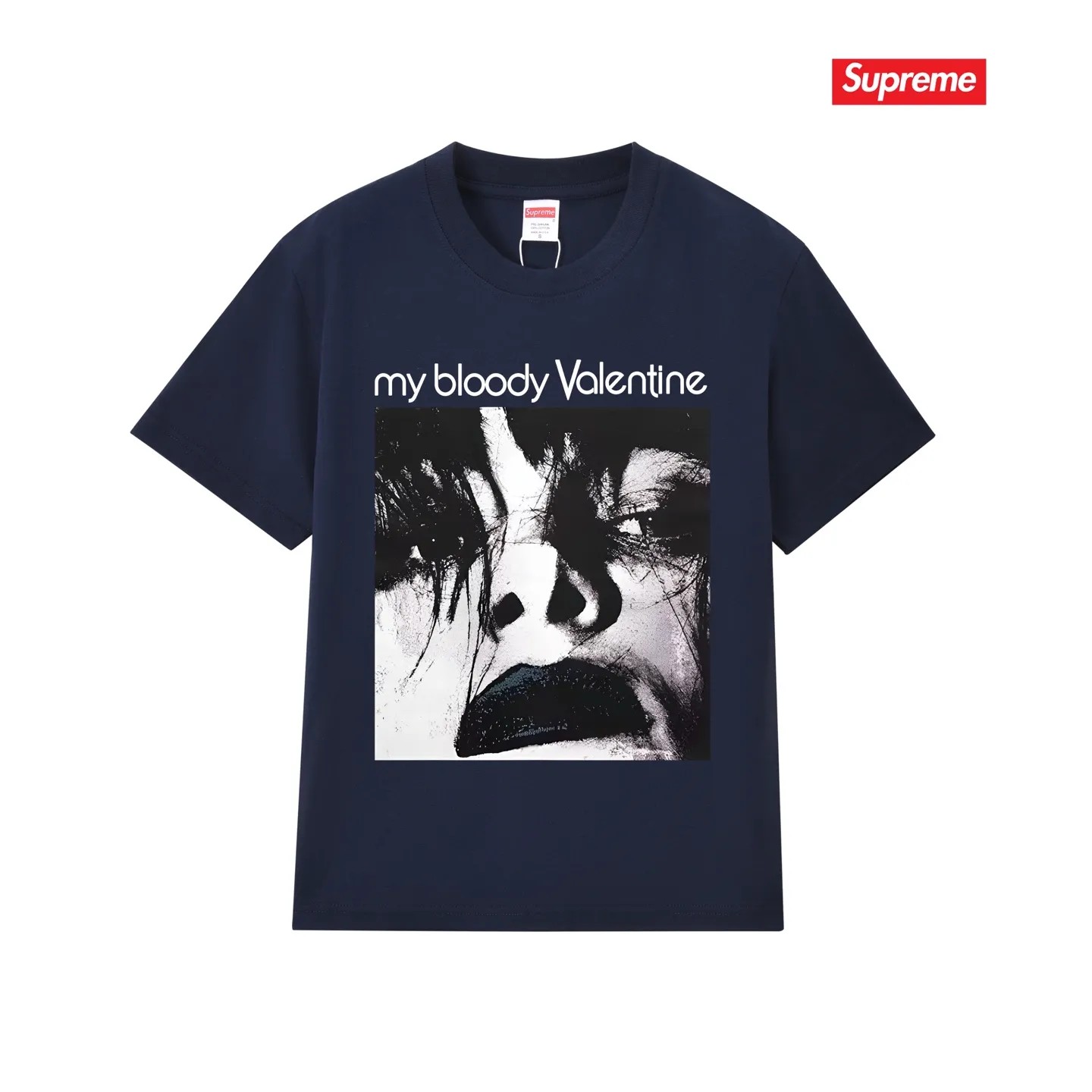 S213 P110💰 Sup music art album round neck short-sleeved T-shirt, same style for men and women, loose fit, made of 260g combed cotton double yarn, all three standards from fabrics to accessories are in compliance with ZP. The slurry printing imported from Matsui Company will never crack. The whole piece is made of three-needle five-thread technology. The neckline-shoulder seam-sleeve seam is double-lined, which looks more three-dimensional and textured.) The same process as the original version, classic version Feel free to compare zp. The whole piece adopts three-needle five-thread craftsmanship (neckline-shoulder seam-sleeve seam double thread, which looks more three-dimensional and textured). It has the same craftsmanship as the original original, classic version. Color: black, white, light gray, pink, navy. Size: S M L XL XXL