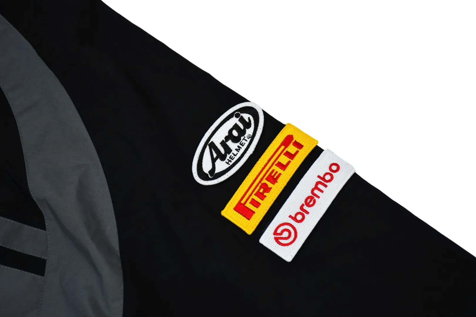 🅿️640 S251 Supreme 24ss Ducati Ducati co-branded Track Jacket racing uniform school uniform jacket - Color: Black White - Size: S M L XL Customized full set of accessories/YKK metal zipper/Customized hardware/Three standards