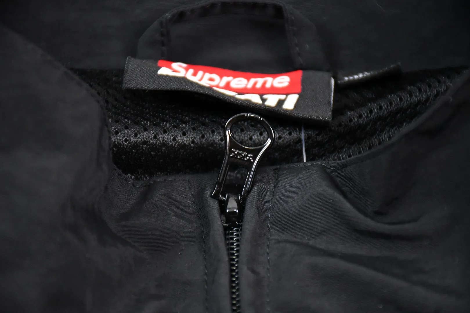 🅿️640 S251 Supreme 24ss Ducati Ducati co-branded Track Jacket racing uniform school uniform jacket - Color: Black White - Size: S M L XL Customized full set of accessories/YKK metal zipper/Customized hardware/Three standards