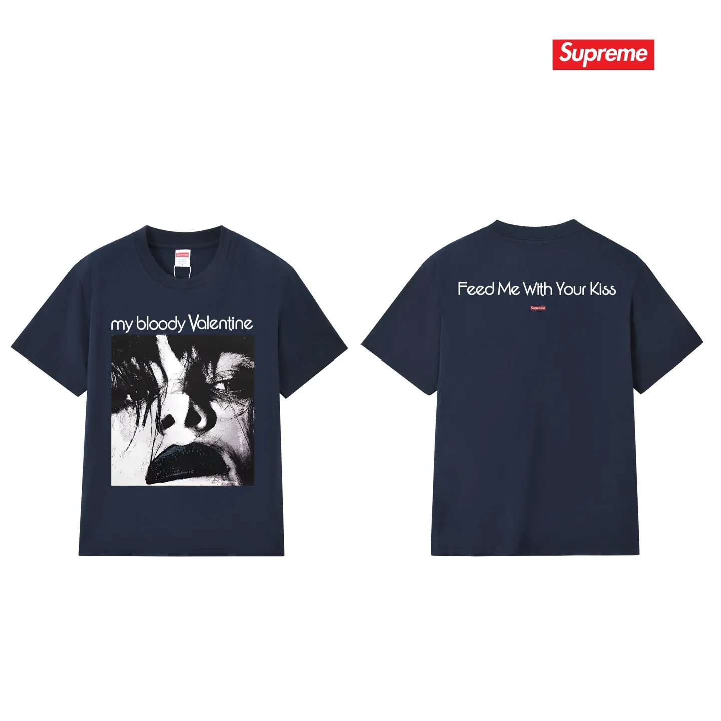 S213 P110💰 Sup music art album round neck short-sleeved T-shirt, same style for men and women, loose fit, made of 260g combed cotton double yarn, all three standards from fabrics to accessories are in compliance with ZP. The slurry printing imported from Matsui Company will never crack. The whole piece is made of three-needle five-thread technology. The neckline-shoulder seam-sleeve seam is double-lined, which looks more three-dimensional and textured.) The same process as the original version, classic version Feel free to compare zp. The whole piece adopts three-needle five-thread craftsmanship (neckline-shoulder seam-sleeve seam double thread, which looks more three-dimensional and textured). It has the same craftsmanship as the original original, classic version. Color: black, white, light gray, pink, navy. Size: S M L XL XXL