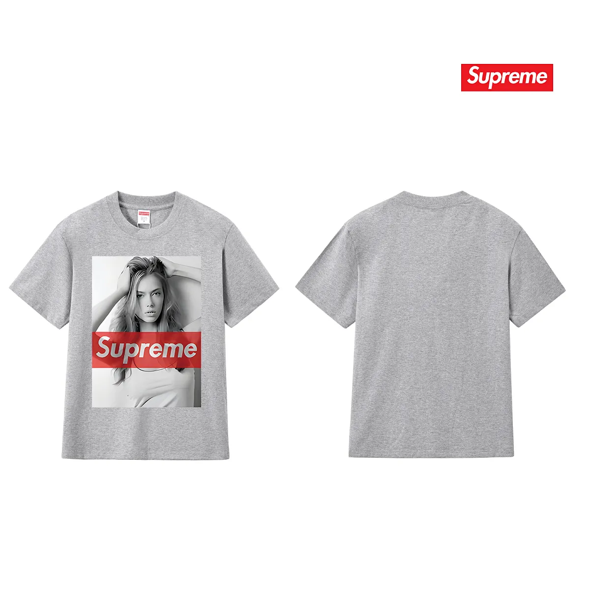 S205 P110💰 Summer new fashion brand pure cotton beauty picture short-sleeved men's and women's T-shirt round neck casual loose couple style loose fit using 260 grams of combed cotton double yarn from fabric to accessories, all three standards are complete and ZP imported Matsui Company's slurry printing will never crack The whole piece adopts three-needle five-thread technology (neckline-shoulder seam-sleeve seam double line, looks more three-dimensional and textured) and the original original craftsmanship, classic version Feel free to compare zp. The whole piece adopts three-needle five-thread craftsmanship (neckline-shoulder seam-sleeve seam double thread, which looks more three-dimensional and textured). It has the same craftsmanship as the original original, classic version. Color: black, white, light gray, pink, navy. Size: S M L XL XXL