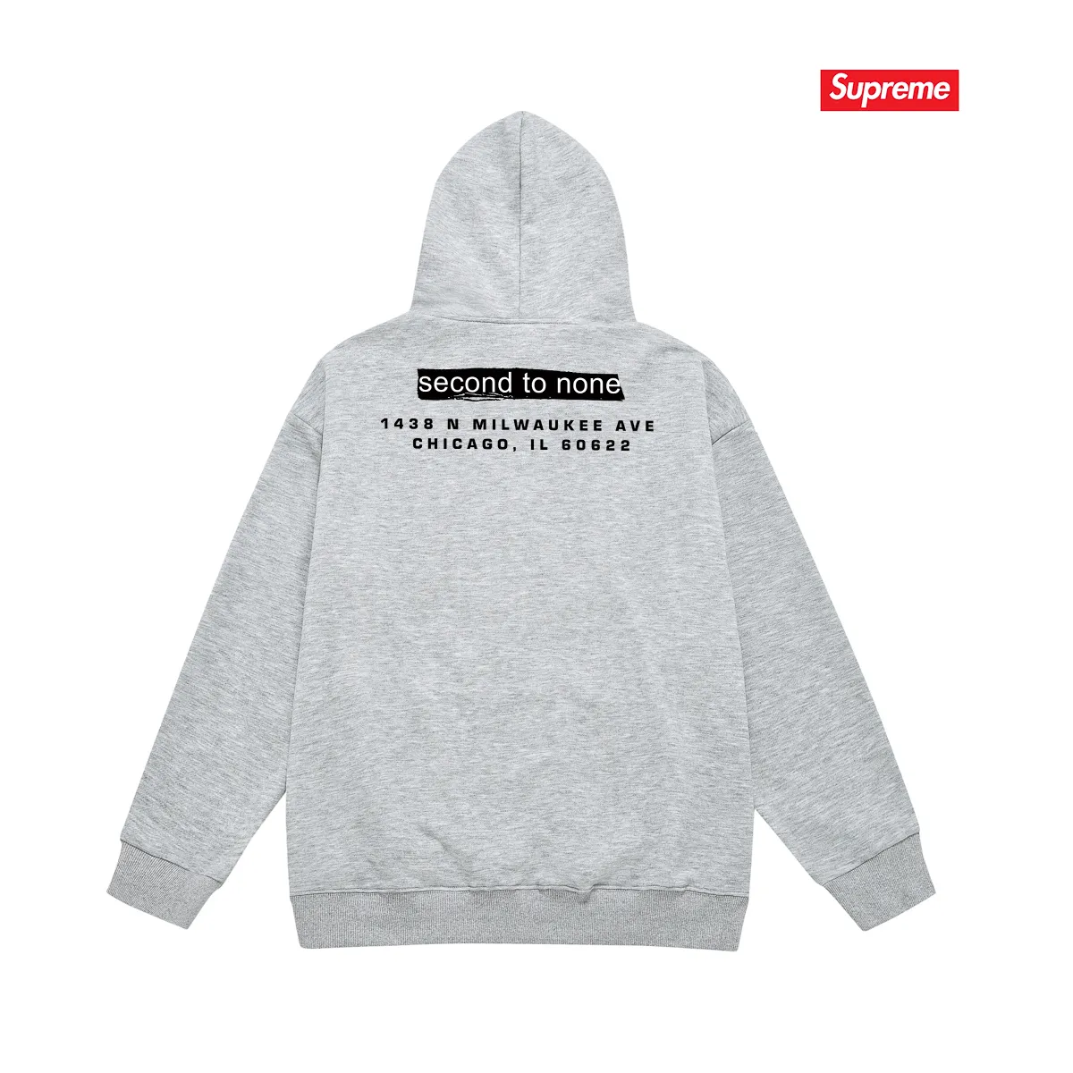 Style No. S2157 #terry P160💰 Velvet P170💰 25-year new Sup Chicago store opening limited solid color hooded sweatshirt Made of 400g large terry 430g silver fox velvet (off-shoulder large version) fabric, soft texture and no pilling Imported environmentally friendly printing glue The pattern is bright and three-dimensional Quality 💥Same style for men and women The upper body is trendy Color: black white gray Size: S M L XL XXL
