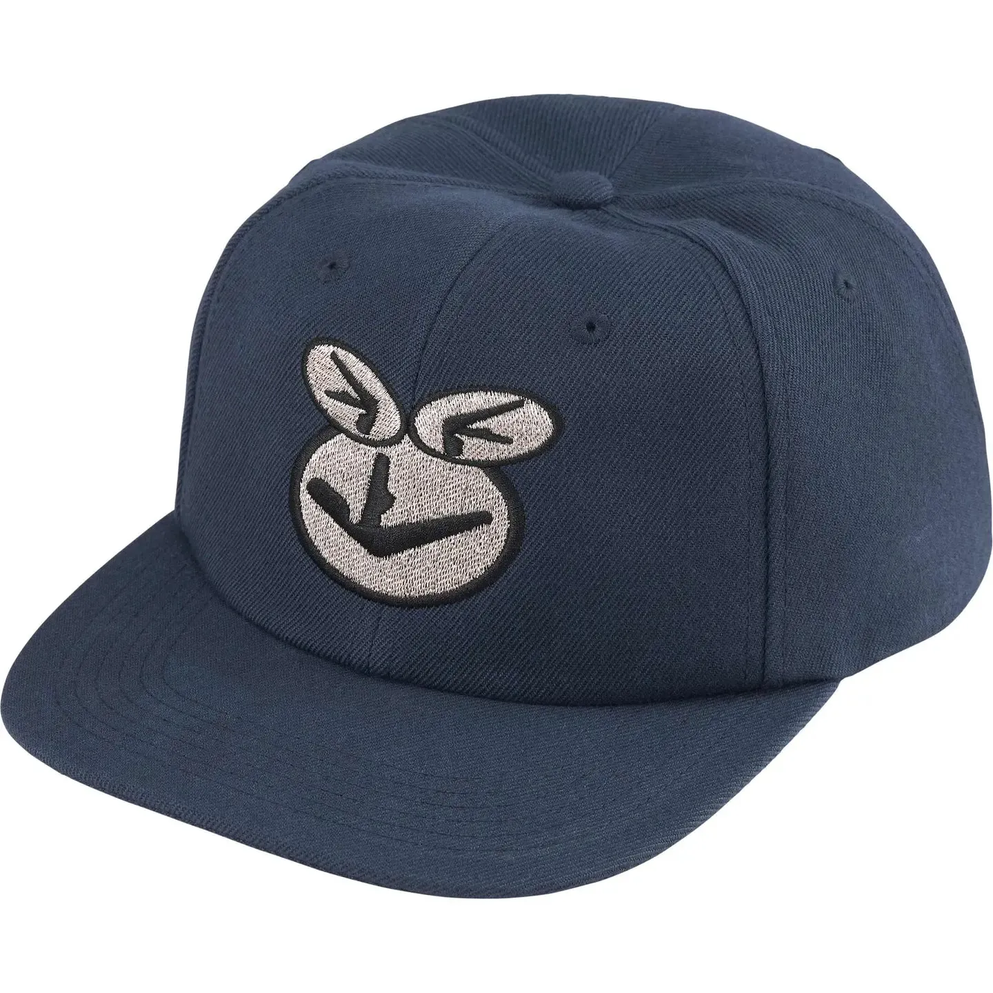 N114💰p136 Sup Aphex Twin 6-Panel joint album cover embroidered 6-panel baseball cap black royal blue