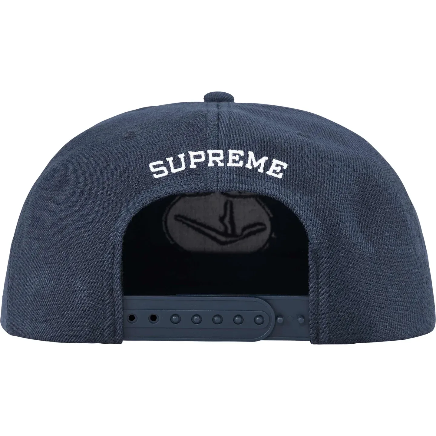 N114💰p136 Sup Aphex Twin 6-Panel joint album cover embroidered 6-panel baseball cap black royal blue