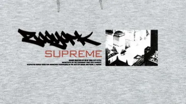 Style No. S2234 #terry P160💰 Velvet P170💰 Supreme Zoo York co-branded model SS25 WEEK17 Dynasty Tee chest printed hooded sweatshirt Made of 400g large terry 430g silver fox velvet (drop shoulder large version) fabric, soft texture and no pilling, imported environmentally friendly printing glue, bright and three-dimensional pattern, quality 💥Same style for men and women, the upper body is trendy Color: Black White Gray Size: S M L XL XXL