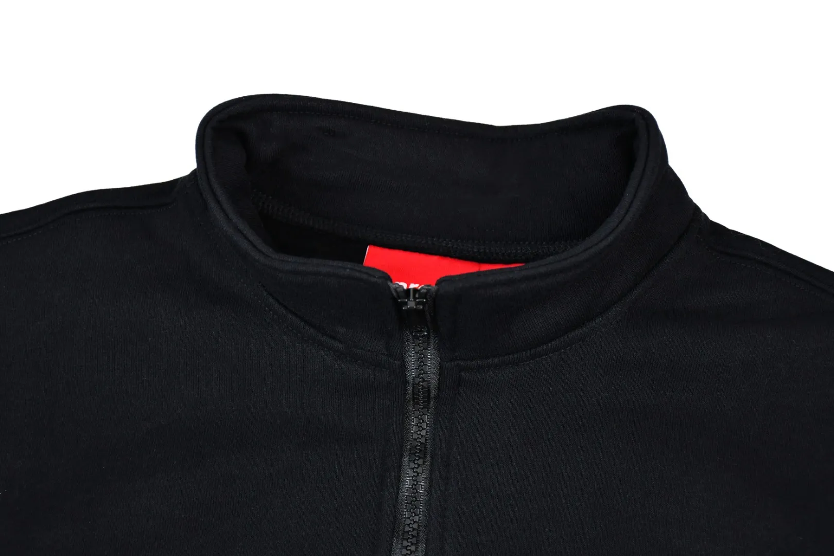 🅿️350 S269 top version Supreme 24FW Collegiate Half Zip Pullover letter logo half-zip sweatshirt 1. Fabric: Custom-woven and dyed according to ZP testing, pure cotton 460G fleece main fabric 2. Technology: extra custom-dyed machine patches, large area embroidered letters on the front, imported Behringer embroidery machine operation, exquisite and perfect presentation 3. Hem and cuffs: Customized color matching threads are made of 520G Inelastic thread (low-end products use elastic thread, causing the hem and cuffs to appear wavy) 4. Customized ZP YKK zipper/main label/wash label/tag/packaging bag (equipped with extra-large thickened handbag) Size: S~XL