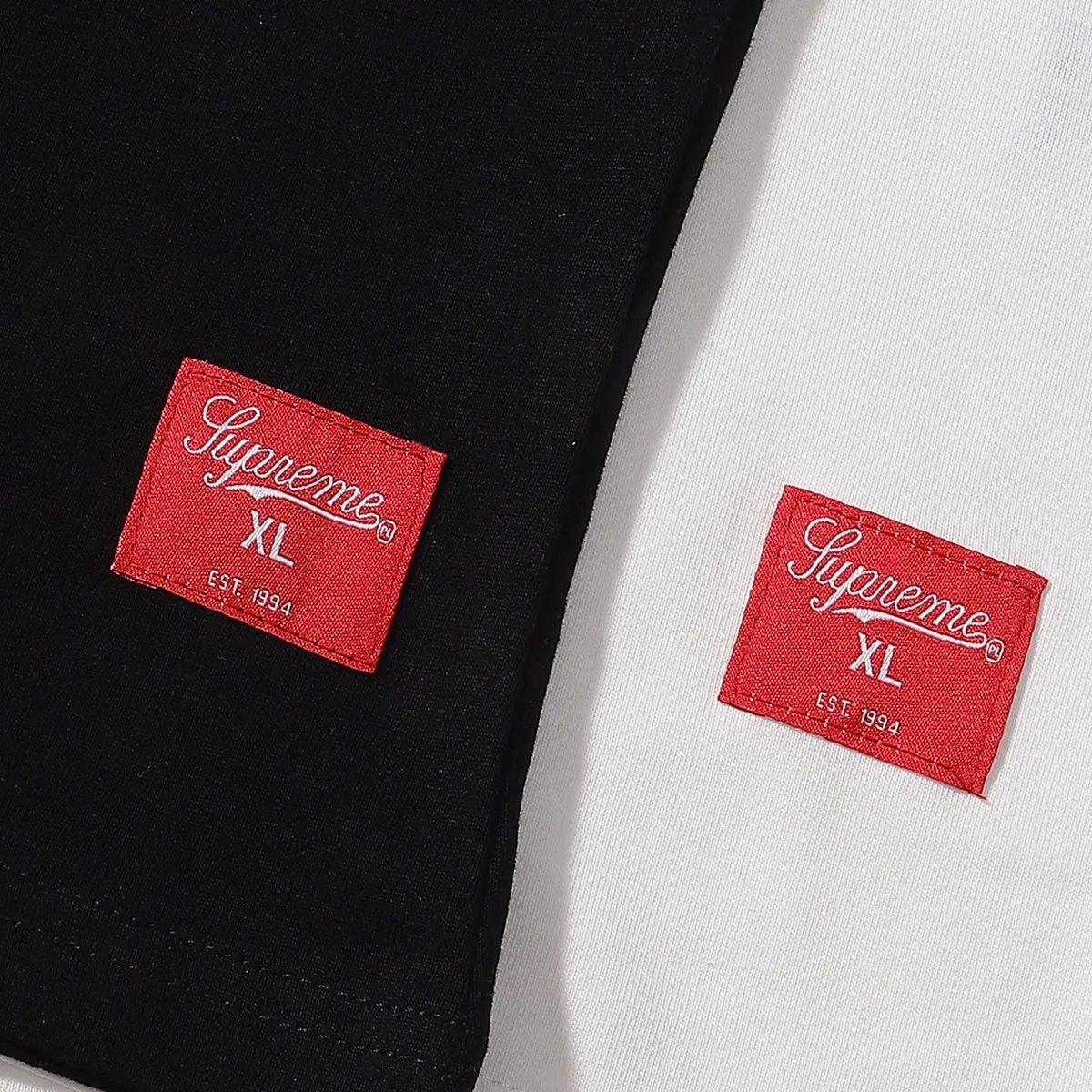 P160 supreme size 8 printed long-sleeved T-shirt black off-white SMLXL size S M L