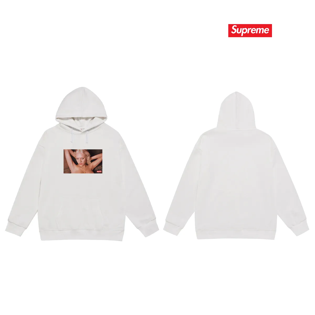 Style No. S2055 #terry P160💰 Velvet P170💰 Supreme SS22 Week 10 Gummo Dot Tee Strange Boy Blonde Character Character Print Hooded Sweatshirt Made of 400g large terry 430g silver fox velvet (drop shoulder large version) fabric, soft texture and no pilling, imported environmentally friendly printing glue, bright and three-dimensional pattern, quality 💥Same style for men and women, the upper body is trendy Color: Black White Gray Size: S M L XL XXL