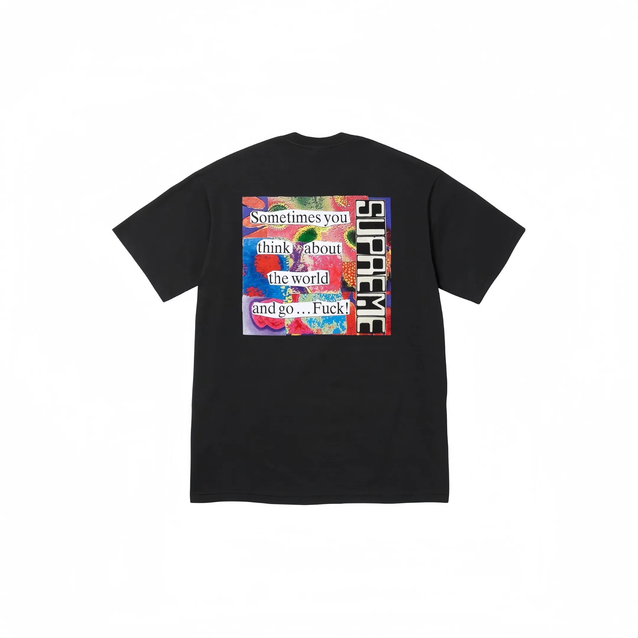 S70 P110💰 Supreme FW23 WEEK7 STATIC TEE casual round neck short-sleeved T-shirt with letter printing. Made of 260g combed cotton double yarn for both men and women. All three standards are complete from fabrics to accessories to ZP. The slurry printing imported from Matsui Company will never crack. The whole piece adopts three-needle five-thread technology. The neckline-shoulder seam-sleeve seam is double-lined, which looks more three-dimensional and textured. The same process as the original version, classic version Feel free to compare zp. The whole piece adopts three-needle five-thread craftsmanship. The neckline-shoulder seam-sleeve seam is double-threaded, which looks more three-dimensional and textured.) It has the same craftsmanship as the original original, classic version. Color: Zong Orange Black White Size: S M L XL XXL