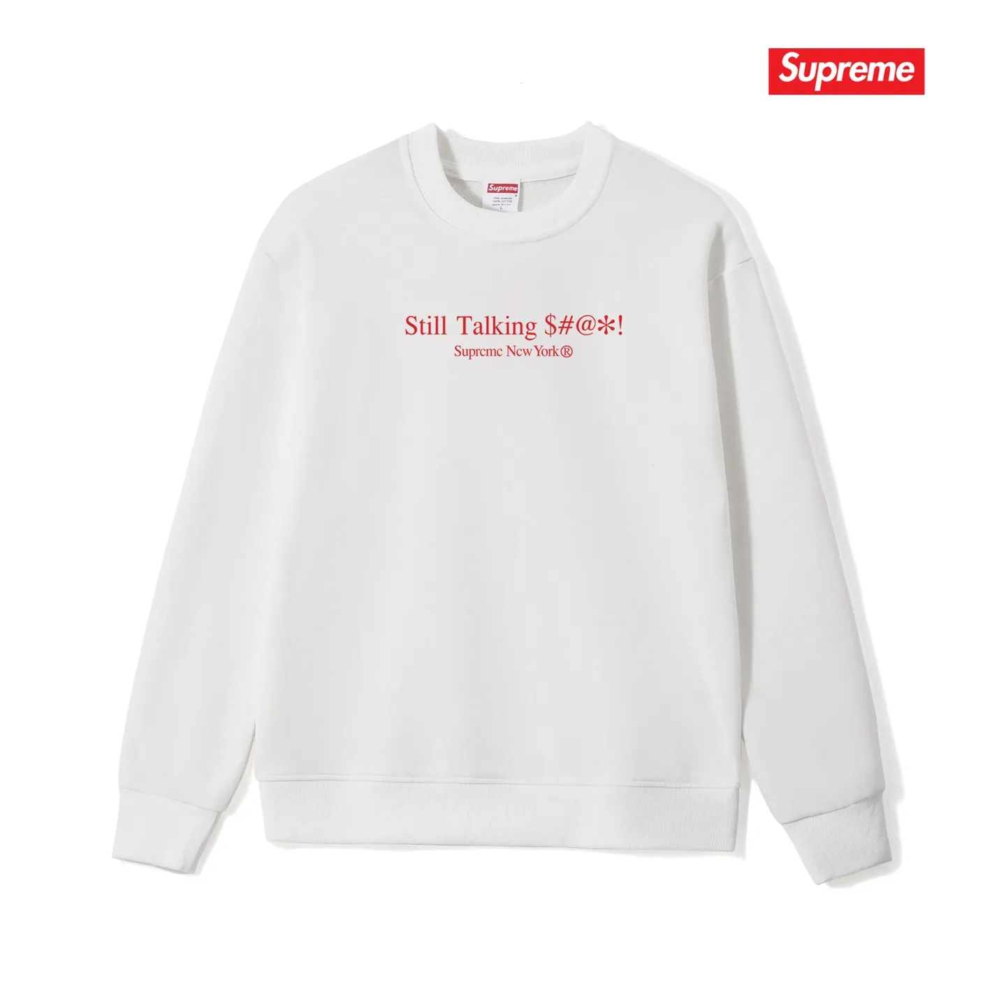 Style No. S1139 #terry p150💰 Velvet 160💰 American trend 22SS Still Talking Tee logo printed on the back round neck sweatshirt Made of 400 grams of large terry (drop shoulder large version) fabric, soft texture and no pilling Imported environmentally friendly printing glue The pattern is bright and three-dimensional Quality💥Same style for men and women The upper body is trendy Color: black white gray Size: S M L XL XXL