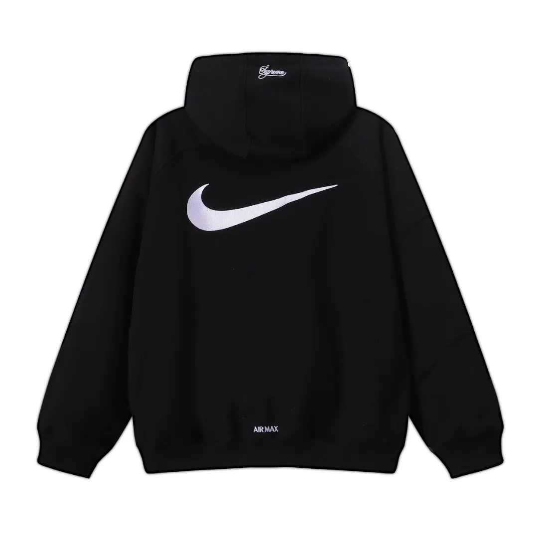P250 sup joint nik hooded sweatshirt black gray size chart size S M L XL bust 60 62 64 66 length 70 72 74 76 shoulder width 58 60 62 64