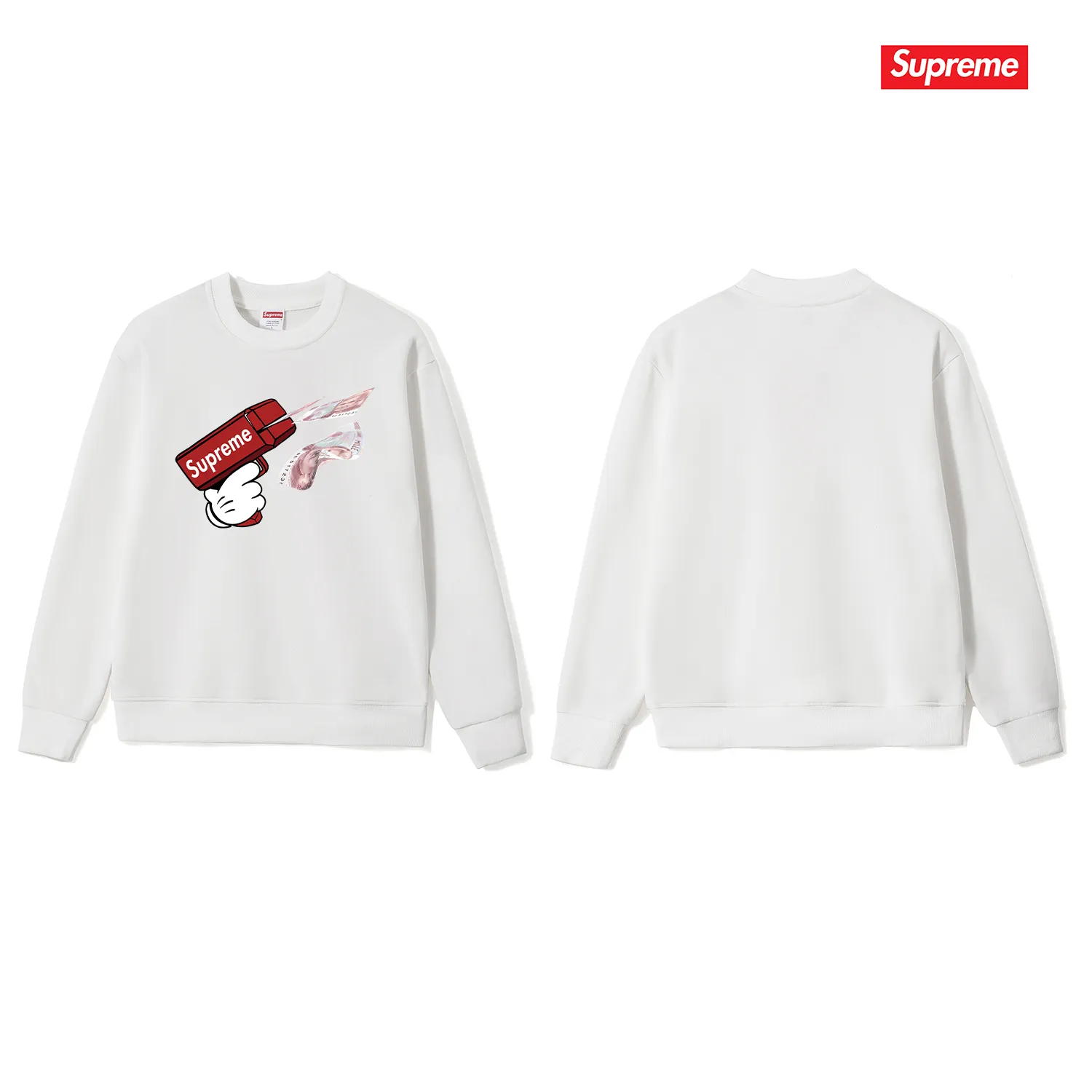 Style No. S1167 #terry p150💰 Velvet 160💰 Sup STK008_KID GRIGIO printed round neck sweatshirt Made of 400g large terry (drop shoulder large version) fabric, soft texture and no pilling Imported environmentally friendly printing glue The pattern is bright and three-dimensional Quality💥Same style for men and women The upper body is trendy Color: black white gray Size: S M L XL XXL