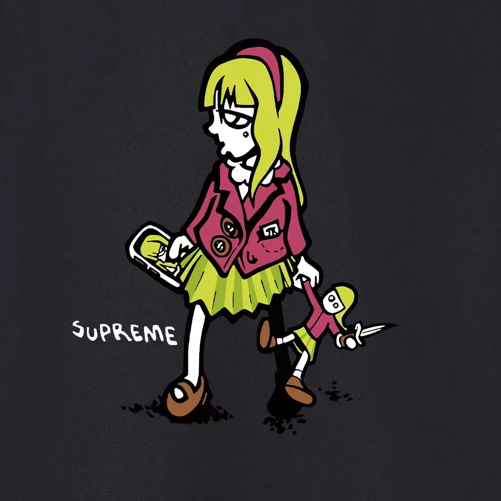 Style No. S2134 #terry P160💰 Velvet P170💰 Supreme 19SS Suzie Switchblade Tee Suzie little girl printed hooded sweatshirt Made of 400g large terry 430g silver fox velvet (drop shoulder large version) fabric, soft texture and no pilling Imported environmentally friendly printing glue The pattern is bright and three-dimensional Quality 💥Same style for men and women The upper body is trendy Color: black white gray Size: S M L XL XXL