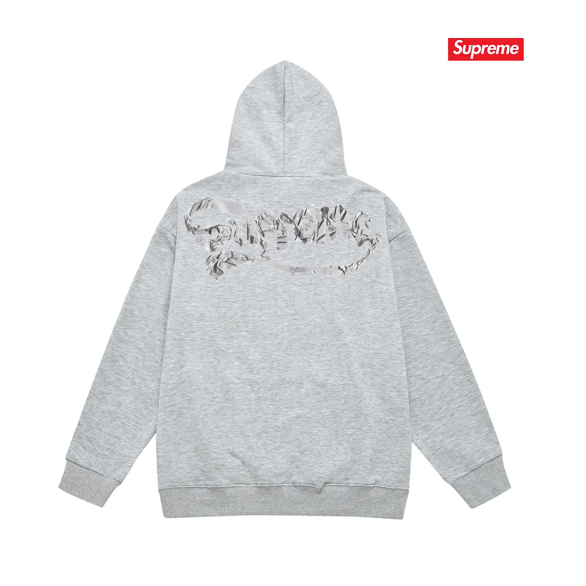 Style No. S2216 #terry P160💰 Velvet P170💰 Sup 80SS Tape Tee Logo printing on the back Hooded sweatshirt Made of 400g large terry 430g silver fox velvet (off-shoulder large version) fabric Soft texture and no pilling Imported environmentally friendly printing glue The pattern is bright and three-dimensional Quality 💥Same style for men and women The upper body is trendy Color: black white gray Size: S M L XL XXL