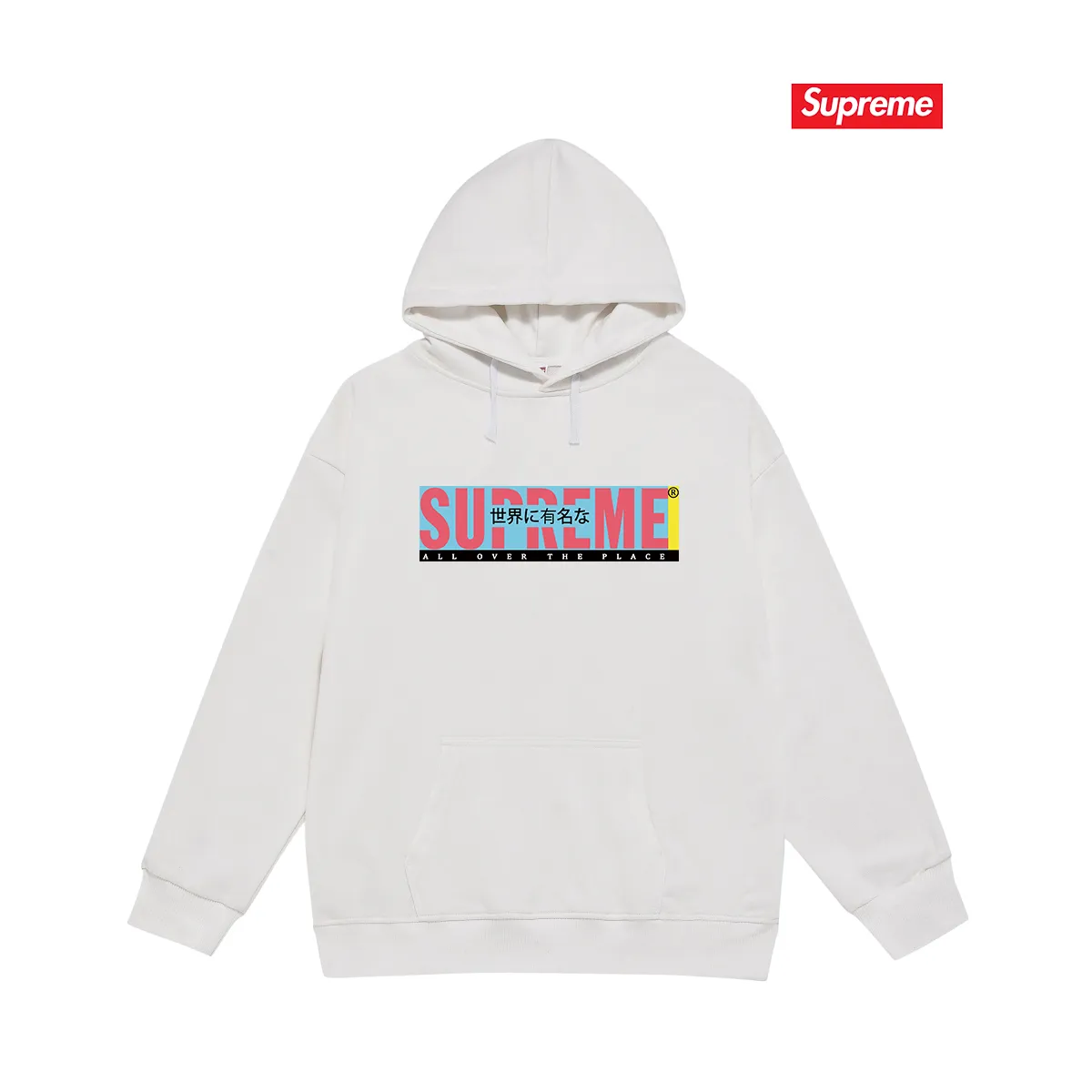 Style No. S2064 #terry P160💰 Velvet P170💰 Supreme SS22 Week 1 All Over Tee letter printed hooded sweatshirt Made of 400g large terry 430g silver fox velvet (drop shoulder large version) fabric, soft texture and no pilling Imported environmentally friendly printing glue The pattern is bright and three-dimensional Quality 💥Same style for men and women The upper body is trendy Color: black white gray Size: S M L XL XXL
