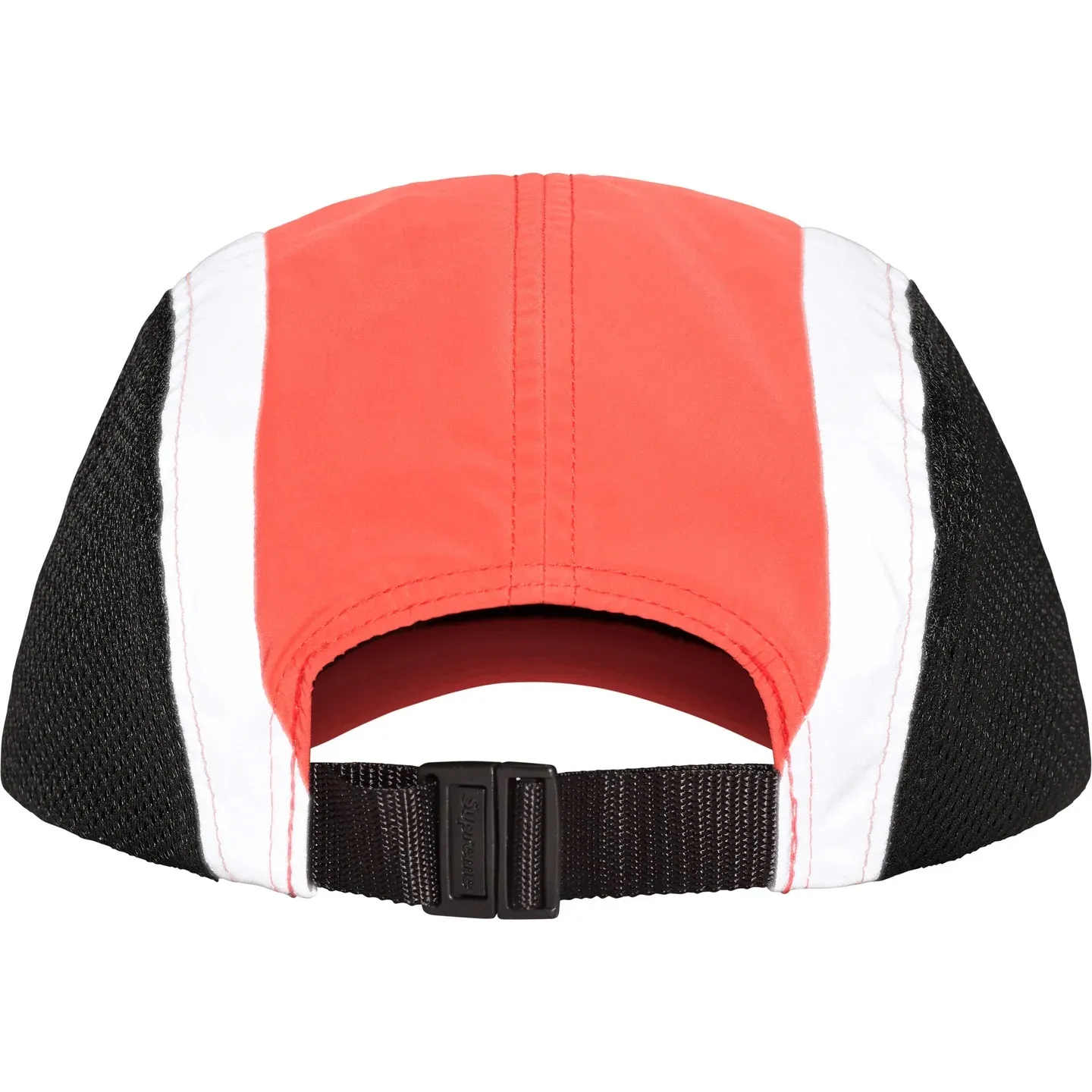 N110💰p150 Sup Side Mesh Camp Cap46M Reflective Side Mesh Baseball Cap Peaked Cap Black Apricot Red Blue