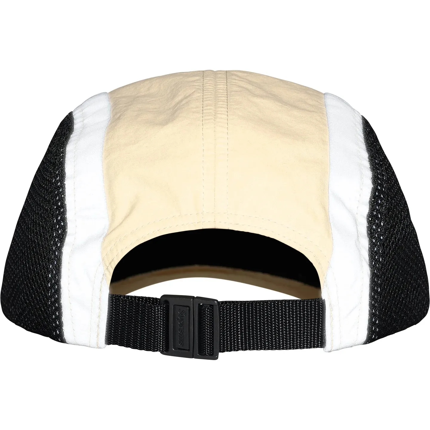 N110💰p150 Sup Side Mesh Camp Cap46M Reflective Side Mesh Baseball Cap Peaked Cap Black Apricot Red Blue