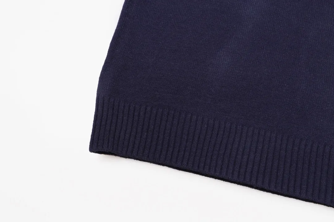 P300 Supreme new embroidered letter logo round neck wool knitted sweater Color: White Black Blue Pink Size: S M L XL XXL