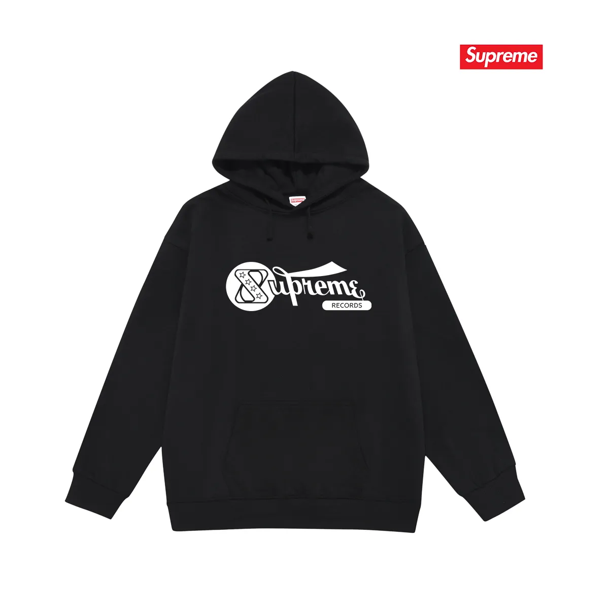 Style No. S2129 #Terry P160💰 Velvet P170💰 24ss RECORDS recorded printing hooded sweatshirt Made of 400g large terry 430g silver fox velvet (drop shoulder large version) fabric, soft texture and no pilling Imported environmentally friendly printing glue The pattern is bright and three-dimensional Quality 💥Same style for men and women The upper body is trendy Color: black white gray Size: S M L XL XXL
