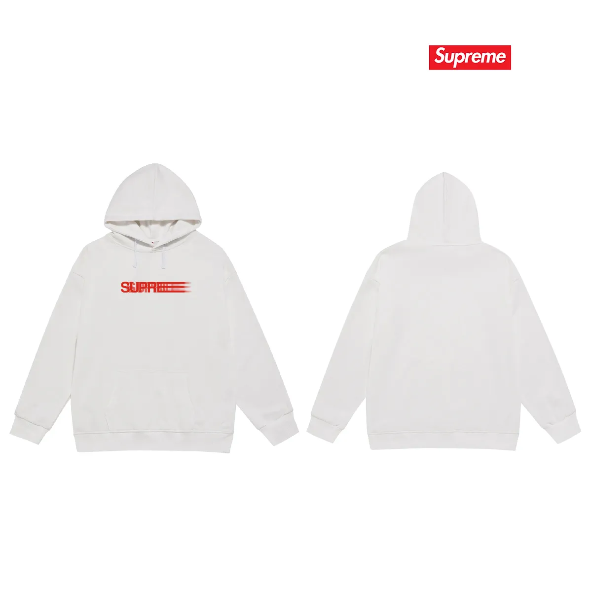 Style No. S2130 #terry P160💰 Velvet P170💰 supreme New summer letter print couple phantom print hooded sweatshirt Made of 400g large terry 430g silver fox velvet (drop shoulder large version) fabric, soft texture and no pilling Imported environmentally friendly printing glue The pattern is bright and three-dimensional Quality 💥Same style for men and women The upper body is trendy Color: black white gray Size: S M L XL XXL