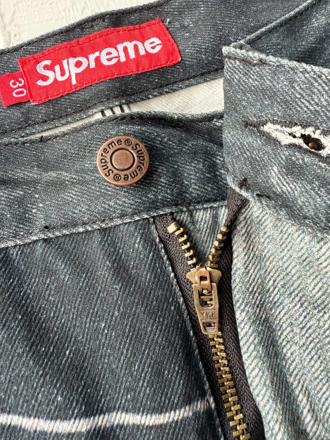 🅿️490 Sup Damien Hirst Painter Jean artist joint animal print denim trousers 30 yards 32 yards 34 yards 36 yards 38 yards black green