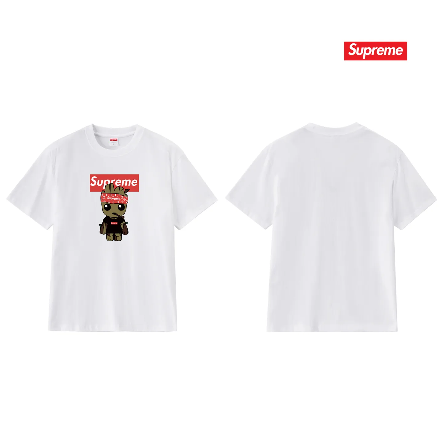 S164 P110💰 Sup Cartoon animation printed short-sleeved T-shirt, loose round neck pure cotton half-sleeved shirt, loose fit, made of 260g combed cotton double yarn, all three standards from fabric to accessories, ZP, imported Matsui company slurry printing will never crack, the whole piece adopts three-needle five-thread process. The neckline-shoulder seam-sleeve seam is double-lined, looks more three-dimensional and textured) The same process as the original version, classic version Feel free to compare zp. The whole piece adopts three-needle five-thread craftsmanship (neckline-shoulder seam-sleeve seam double thread, which looks more three-dimensional and textured). It has the same craftsmanship as the original original, classic version. Color: black, white, light gray, navy blue, pink. Size: S M L XL XXL