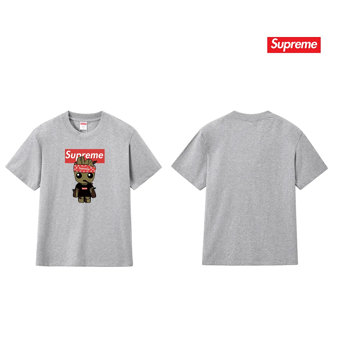 S164 P110💰 Sup Cartoon animation printed short-sleeved T-shirt, loose round neck pure cotton half-sleeved shirt, loose fit, made of 260g combed cotton double yarn, all three standards from fabric to accessories, ZP, imported Matsui company slurry printing will never crack, the whole piece adopts three-needle five-thread process. The neckline-shoulder seam-sleeve seam is double-lined, looks more three-dimensional and textured) The same process as the original version, classic version Feel free to compare zp. The whole piece adopts three-needle five-thread craftsmanship (neckline-shoulder seam-sleeve seam double thread, which looks more three-dimensional and textured). It has the same craftsmanship as the original original, classic version. Color: black, white, light gray, navy blue, pink. Size: S M L XL XXL