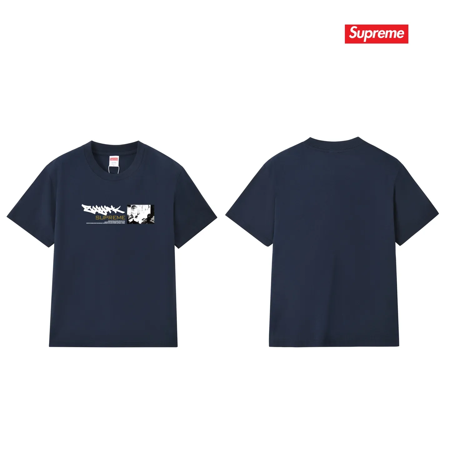 S234 P110💰 Supreme Zoo York joint model SS25 WEEK17 Dynasty Tee versatile short-sleeved T-shirt with printed pattern on the chest. Same style for men and women. Loose fit. Made of 260g combed cotton double yarn. From fabrics to accessories, all three standards are complete and follow ZP. Imported Matsui company slurry printing will never crack. The whole piece is made with a three-needle five-thread process. The neckline-shoulder seam-sleeve seam is double-lined, and it looks more three-dimensional and textured. The process is the same as the authentic original version. The classic version. Feel free to compare zp. The whole piece is made of a three-needle five-thread process. The neckline-shoulder seam-sleeve seam is double-threaded, which looks more three-dimensional and textured. The process is the same as the authentic original version. The classic version. Color: Black White Light Gray Pink Navy Size: S M L XL XXL