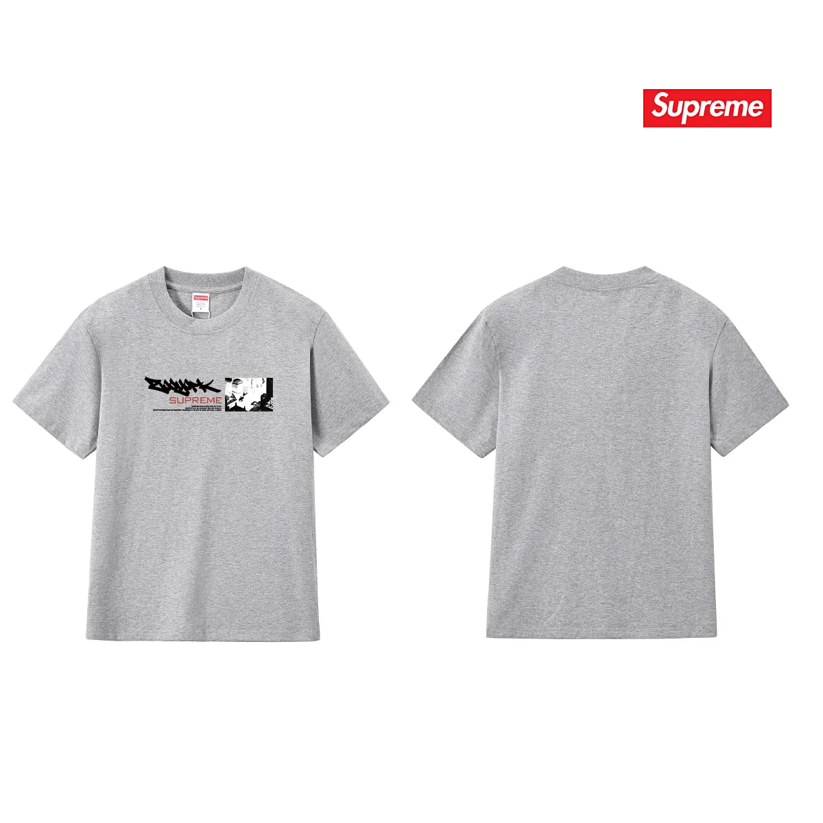 S234 P110💰 Supreme Zoo York joint model SS25 WEEK17 Dynasty Tee versatile short-sleeved T-shirt with printed pattern on the chest. Same style for men and women. Loose fit. Made of 260g combed cotton double yarn. From fabrics to accessories, all three standards are complete and follow ZP. Imported Matsui company slurry printing will never crack. The whole piece is made with a three-needle five-thread process. The neckline-shoulder seam-sleeve seam is double-lined, and it looks more three-dimensional and textured. The process is the same as the authentic original version. The classic version. Feel free to compare zp. The whole piece is made of a three-needle five-thread process. The neckline-shoulder seam-sleeve seam is double-threaded, which looks more three-dimensional and textured. The process is the same as the authentic original version. The classic version. Color: Black White Light Gray Pink Navy Size: S M L XL XXL
