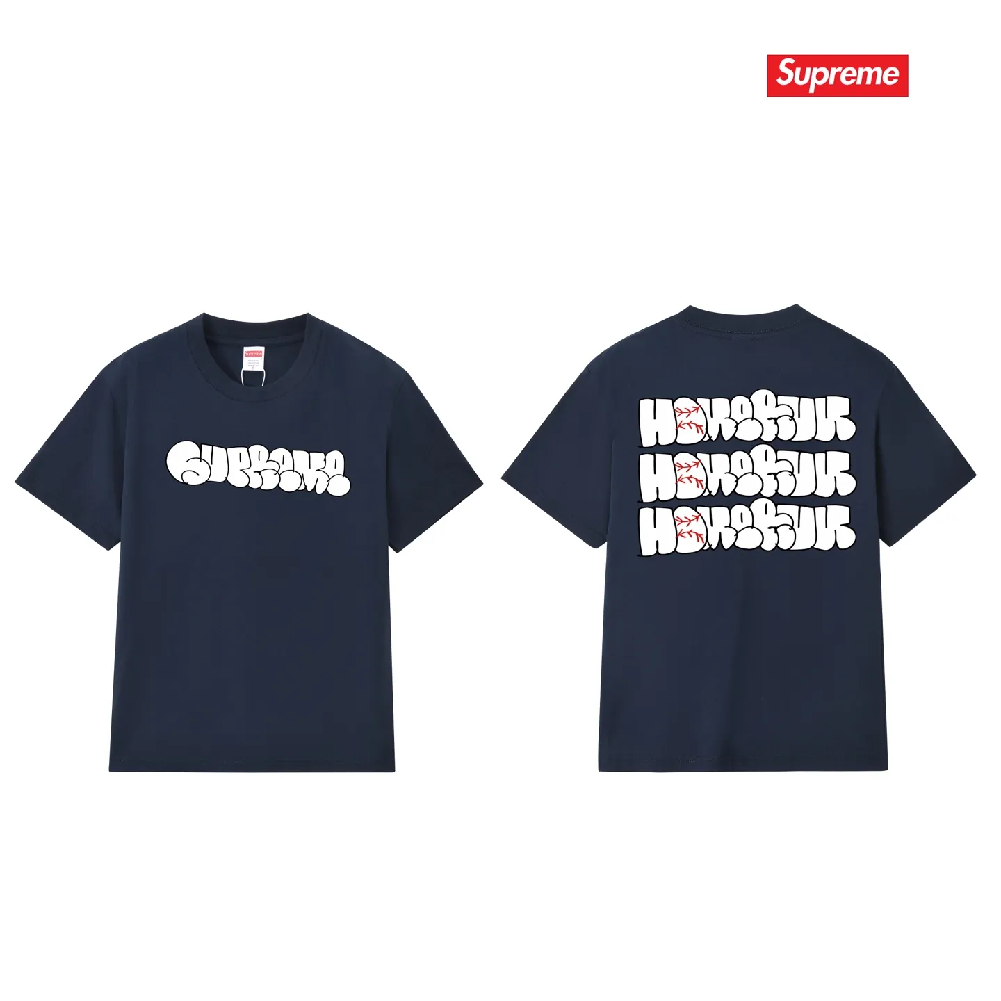 S151 P110💰 25SS HOMERUN co-branded loose pure cotton T-shirt top, short-sleeved, same style for men and women, trendy summer wear, loose fit, made of 260g combed cotton double yarn, all three standards are complete from fabric to accessories, ZP imported Matsui company's slurry printing will never crack, the whole piece adopts three-needle five-thread process. The neckline-shoulder seam-sleeve seam is double-lined, which looks more three-dimensional and textured) The same process as the original version, classic version Feel free to compare zp. The whole piece adopts three-needle five-thread craftsmanship (neckline-shoulder seam-sleeve seam double thread, which looks more three-dimensional and textured). It has the same craftsmanship as the original original, classic version. Color: black, white, light gray, navy blue, pink. Size: S M L XL XXL