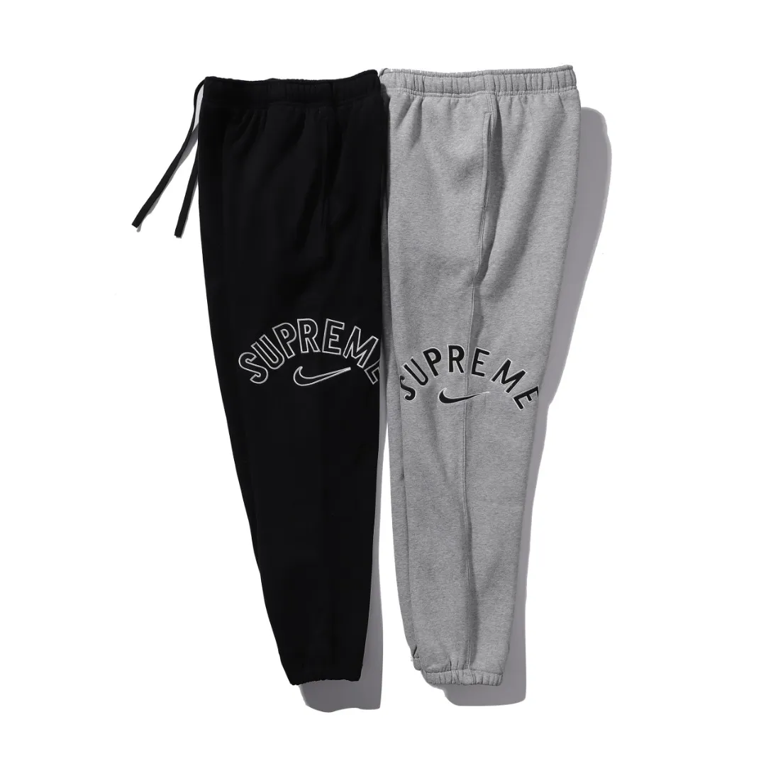 P180 sup jointly branded Nike embroidered fleece sweatshirt black gray SMLXL (round neck) sweatshirt size chart Size S M L XL waist 70 74 78 82 (elastic) pants length 100 102 104 106 hip 108 112 116 120