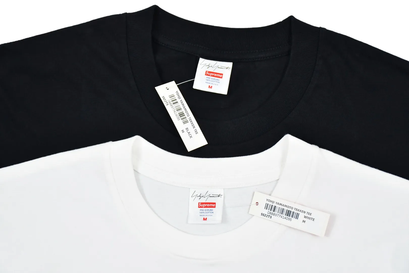 🅿️130 S109 Supreme 22FW Yohji Yamamoto Pumpkin Tee Yamamoto Yohji co-branded pumpkin short-sleeved T-shirt. Refuse to look at pictures to make goods. Refuse to compare wrong versions. Use cylindrical seamless technology (original technology, there are no stitched bones on the side of the clothes, key points of identification) The fabrics are all custom-woven and dyed, 280g weight, 100% cotton, cylindrical fabric. Cylindrical fabric is a knitted fabric woven with a cylinder loom. The needles are distributed in a cylindrical shape on the fuselage. The gray fabric is a large cylinder, which needs to be opened and shaped before it can be used further. There are no slits on the side of the clothes, so there is no washing label on the side of ordinary short-sleeves. There is only one collar label behind the neck. The printing uses thermosetting ink printing imported from Belgium, also known as plastic ink, or self-adhesive ink. Its ingredients are: mainly composed of polyvinyl chloride (PVC) and phthalates, including PVC and phthalates, color fixing agents, and stabilizers. The thermosetting ink is composed of a mixture of agents and thickeners, which is not the digital direct printing advertised on the market. The printing texture of thermosetting ink is unachievable by digital direct printing. The collar label has a watermark anti-counterfeiting effect, a real anti-counterfeiting layer, a version with a high probability of passing the inspection, and the original packaging picture has a high probability of passing the test. Size：S-XL