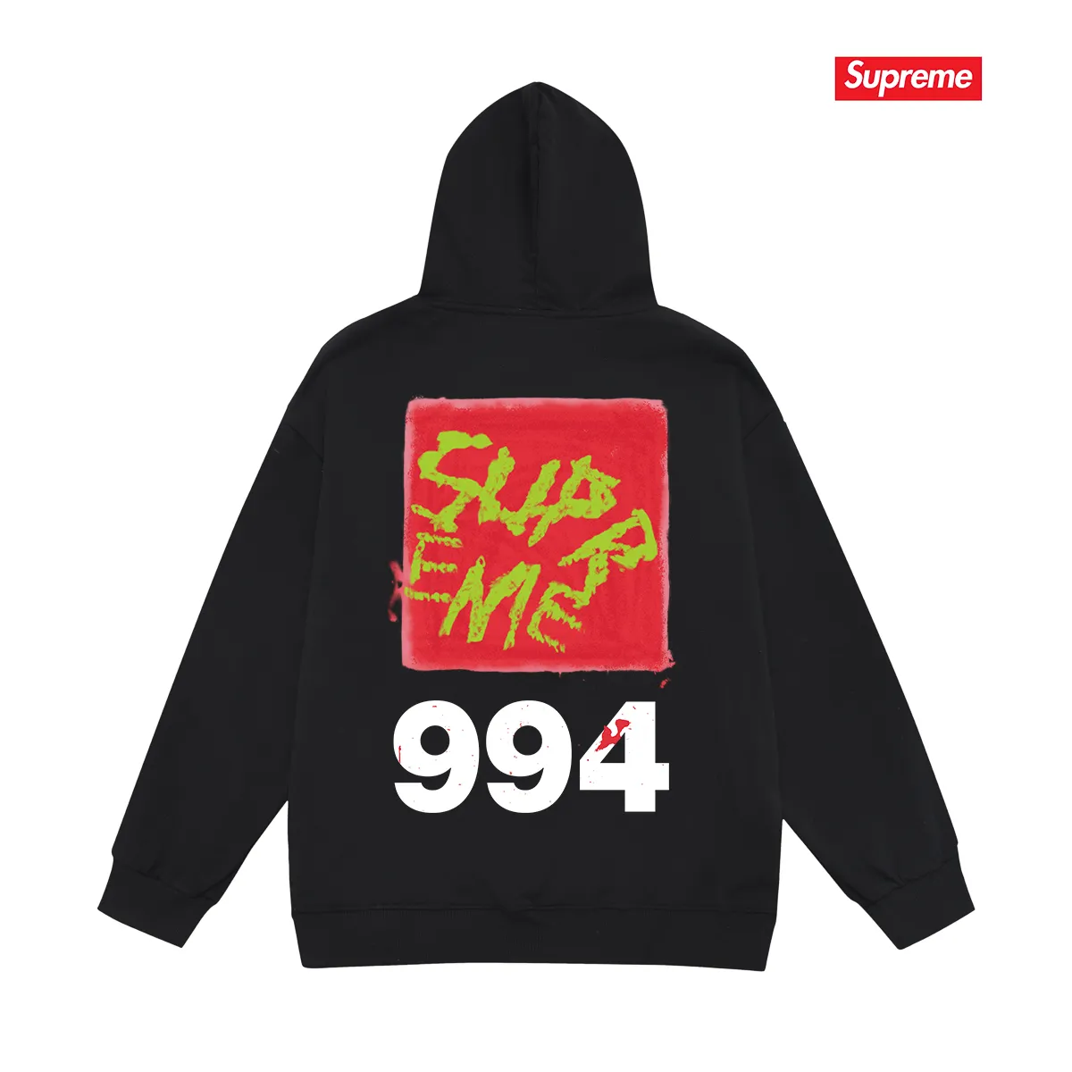 Style No. S2241 #terry P160💰 Velvet P170💰 Supreme SS24 Spring T-shirt series WEEK9 PAI NTTEE back printed hooded sweatshirt Made of 400g large terry 430g silver fox velvet (drop shoulder large version) fabric, soft texture and no pilling Imported environmentally friendly printing glue The pattern is bright and three-dimensional Quality 💥Same style for men and women The upper body is trendy Color: black White Gray Size: S M L XL XXL