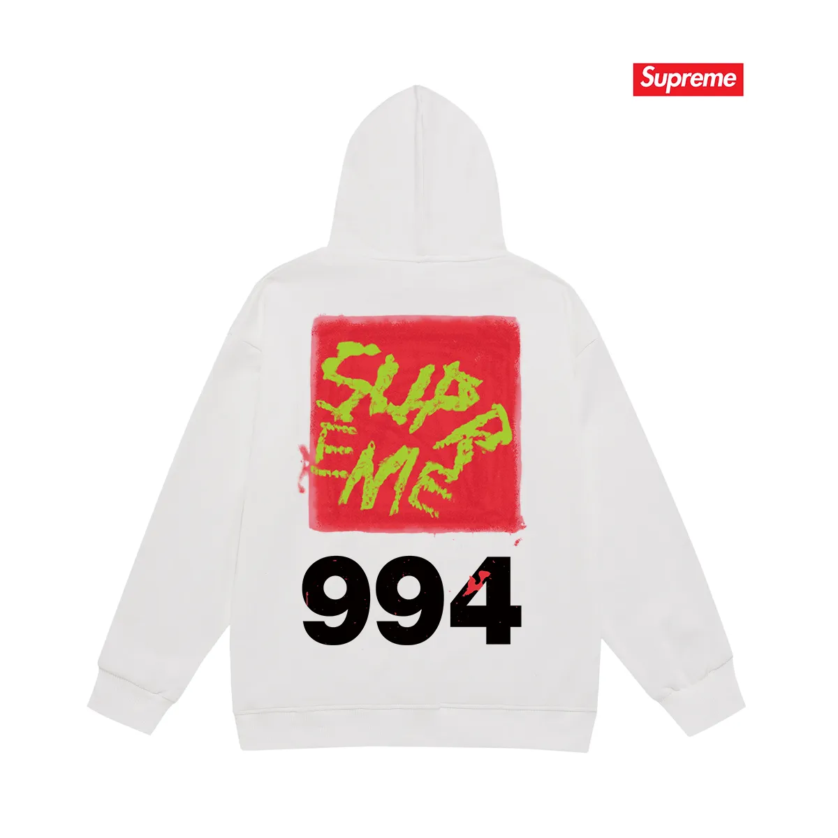 Style No. S2241 #terry P160💰 Velvet P170💰 Supreme SS24 Spring T-shirt series WEEK9 PAI NTTEE back printed hooded sweatshirt Made of 400g large terry 430g silver fox velvet (drop shoulder large version) fabric, soft texture and no pilling Imported environmentally friendly printing glue The pattern is bright and three-dimensional Quality 💥Same style for men and women The upper body is trendy Color: black White Gray Size: S M L XL XXL