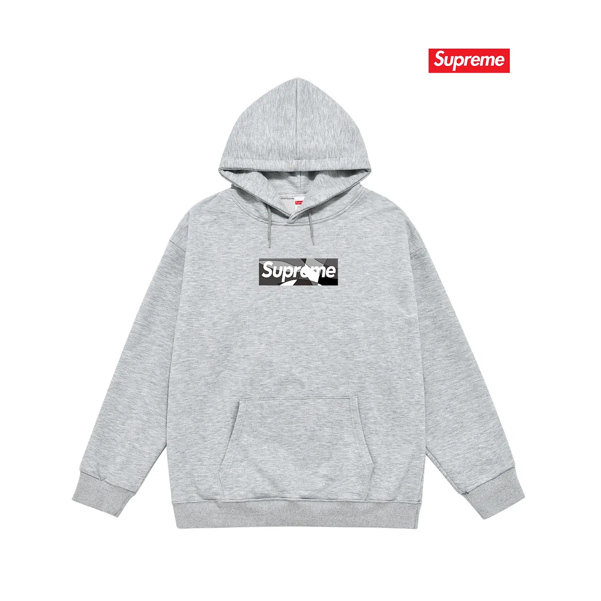 Style number S2074 #terry P160💰 Velvet P170💰 Supreme Week 16 x Emilio Pucci joint model Box Logo Tee Logo printed hooded sweatshirt Made of 400g large terry 430g silver fox velvet (drop shoulder large version) fabric, soft texture and no pilling, imported environmentally friendly printing glue, bright and three-dimensional pattern, quality 💥Same style for men and women, the upper body is trendy Color: Black White Gray Size: S M L XL XXL