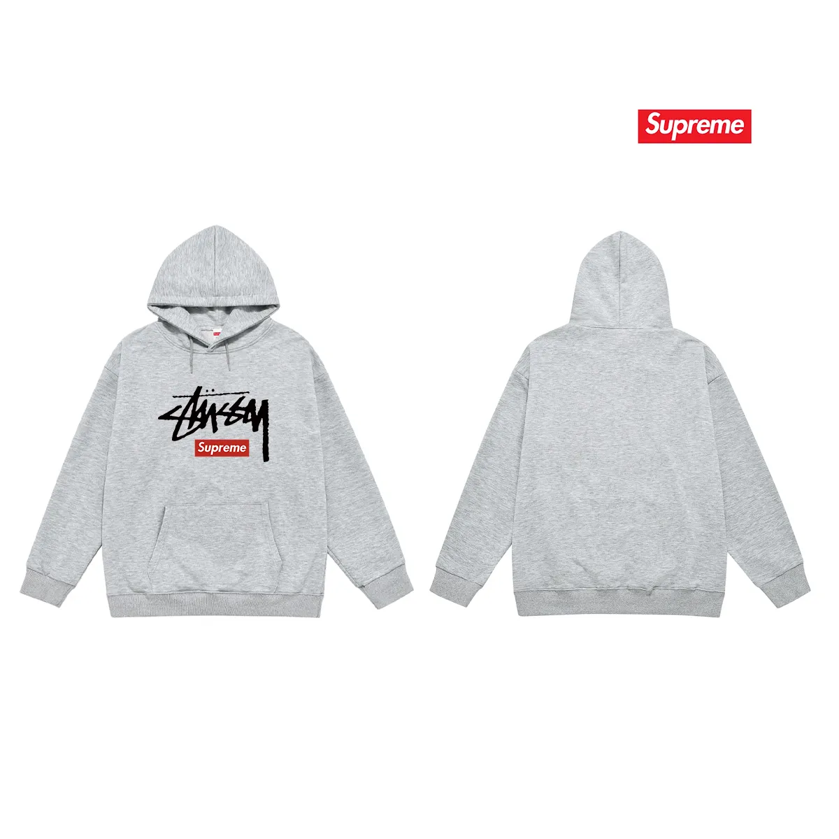Style No. S2236 #terry P160💰 Velvet P170💰 Supreme trendy brand hooded sweatshirt. Made of 400g large terry 430g silver fox velvet (drop shoulder large version) fabric. The texture is soft and non-pilling. Imported environmentally friendly printing glue. The pattern is bright and three-dimensional. The quality is the same for men and women. The upper body is trendy. Color: Black White Gray Size: S M L XL XXL