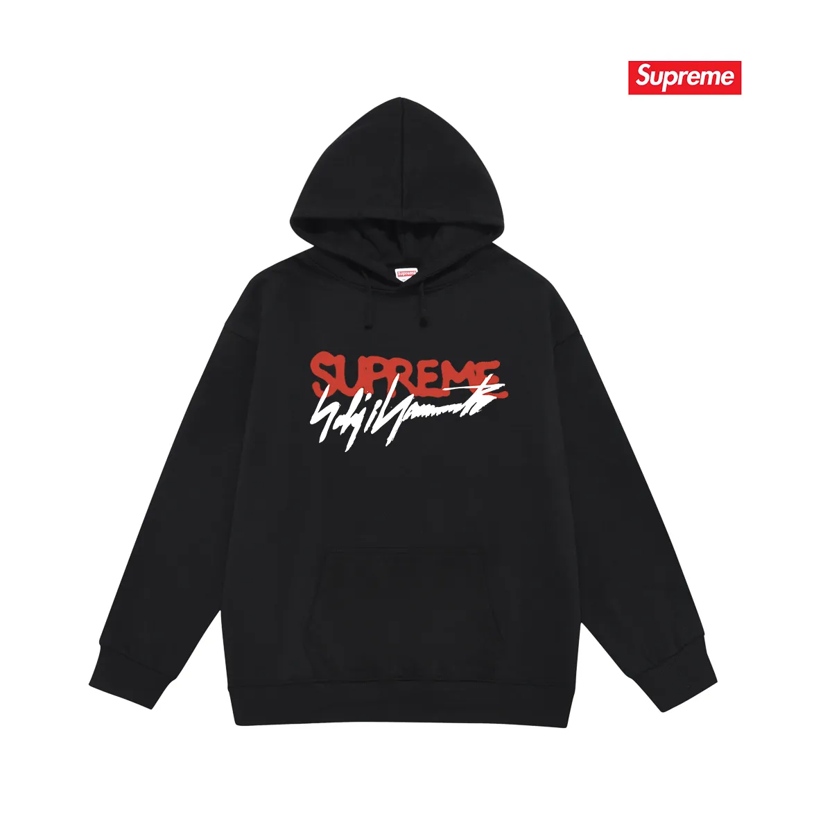 Style No. S2061 #terry P160💰 Velvet P170💰 SupremeWeek 4 Supreme x Yohji Yamamoto Yohji Yamamoto joint model Designer signature Logo graffiti font hooded sweatshirt Made of 400g large terry 430g silver fox velvet (off-shoulder large version) fabric Soft texture without pilling Imported environmentally friendly printing glue Bright three-dimensional pattern Quality 💥Same style for men and women The upper body is fashionable Color: black white gray Size: S M L XL XXL