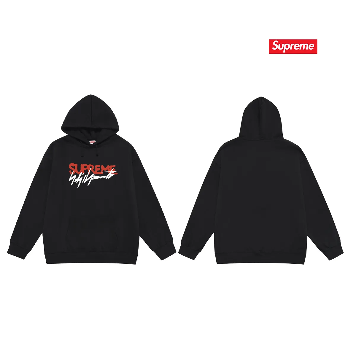 Style No. S2061 #terry P160💰 Velvet P170💰 SupremeWeek 4 Supreme x Yohji Yamamoto Yohji Yamamoto joint model Designer signature Logo graffiti font hooded sweatshirt Made of 400g large terry 430g silver fox velvet (off-shoulder large version) fabric Soft texture without pilling Imported environmentally friendly printing glue Bright three-dimensional pattern Quality 💥Same style for men and women The upper body is fashionable Color: black white gray Size: S M L XL XXL