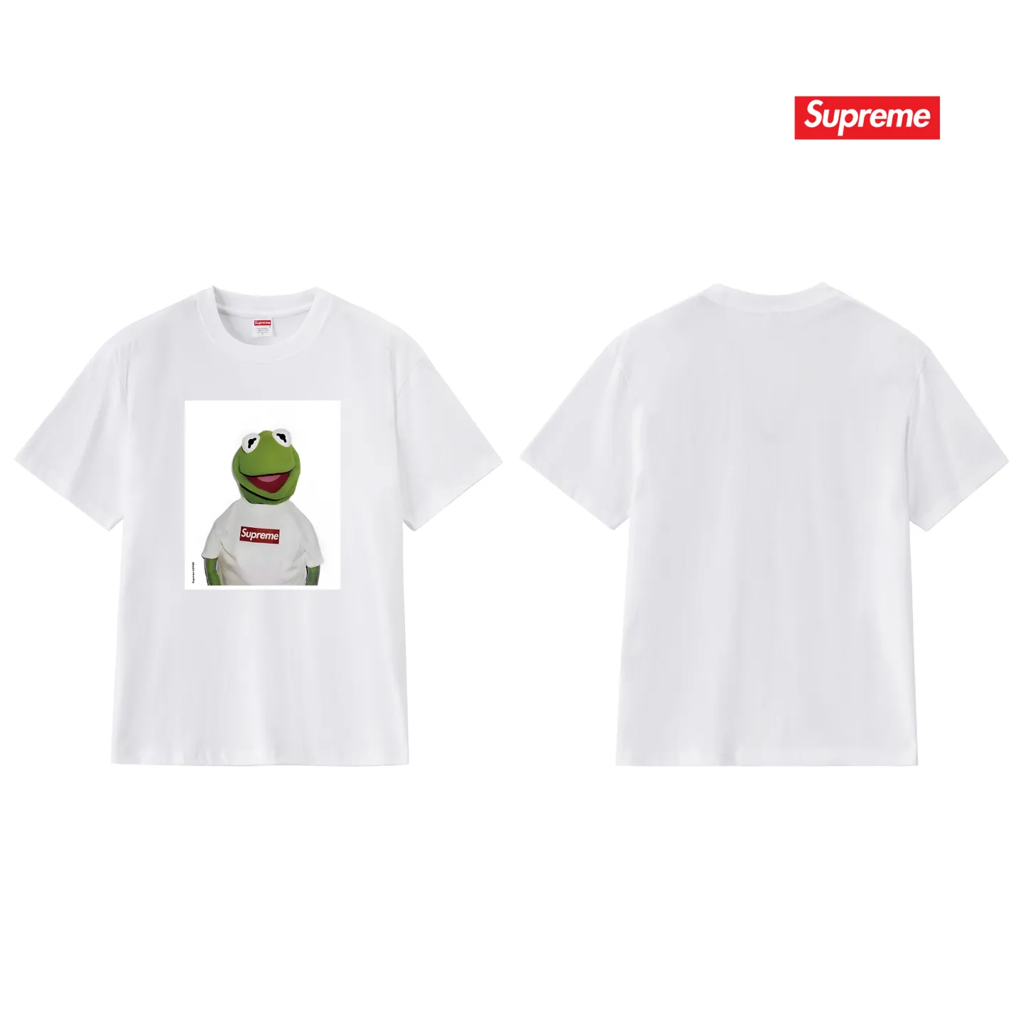 S174 P110💰 Sup 74ss Summer new Komi Frog short-sleeved round neck T-shirt summer half-sleeved loose and versatile tee for men and women couples Loose version Made of 260 grams of combed cotton double yarn From fabrics to accessories, all three standards are complete and follow ZP Imported Matsui company slurry printing will never crack The whole piece is made with a three-needle five-thread process. The collar-shoulder seam-sleeve seam is double-lined, which looks more three-dimensional and textured. The process is the same as the authentic original version, and the classic version is free to compare zp. The whole piece is made with a three-needle five-thread process. The neckline-shoulder seam-sleeve seam is double-threaded, which looks more three-dimensional and textured. The process is the same as the authentic original version. The classic version. Color: Black White Navy Blue Light Gray Pink Size: S M L XL XXL