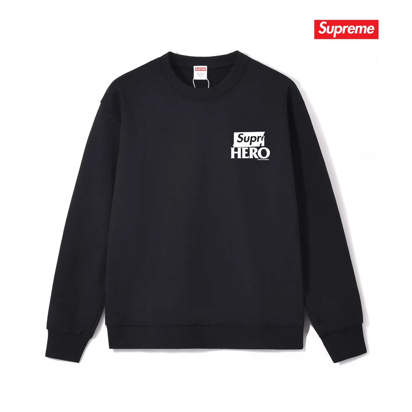 Style No. S1018 #terryp150💰 Plush 160💰 Supreme ANTIHERO joint series SS22 Week 17 Antihero Dog Tee Dog letter logo printed round neck sweatshirt Made of 400g large terry (drop shoulder large version) fabric, soft texture and no pilling Imported environmentally friendly printing glue The pattern is bright and three-dimensional Quality 💥Same style for men and women The upper body is trendy Color: black white gray Size: S M L XL XXL