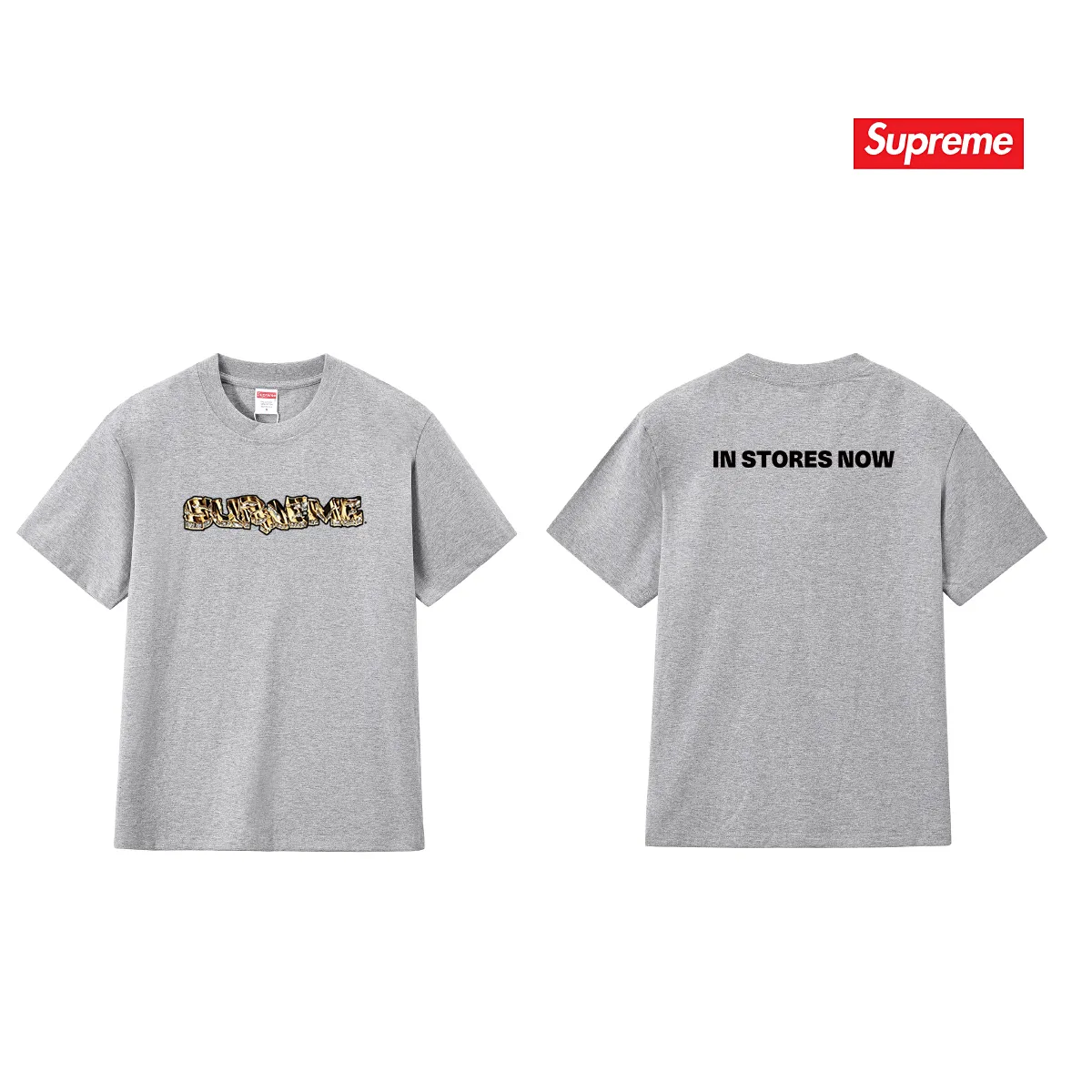 S239 P110💰 Supreme Week 18 Diamond Tee Diamond Logo printed round neck short-sleeved American trendy T-shirt. Same style for men and women. Loose fit. Made of 260g combed cotton double yarn. All three standards are complete from fabric to accessories. ZP. Imported Matsui company's slurry printing will never crack. The whole piece adopts three-needle five-thread technology. The neckline-shoulder seam-sleeve seam is double-lined, which looks more three-dimensional and textured.) The same process as the original version, classic version Feel free to compare zp. The whole piece adopts three-needle five-thread craftsmanship (neckline-shoulder seam-sleeve seam double thread, which looks more three-dimensional and textured). It has the same craftsmanship as the original original, classic version. Color: black, white, light gray, pink, navy. Size: S M L XL XXL