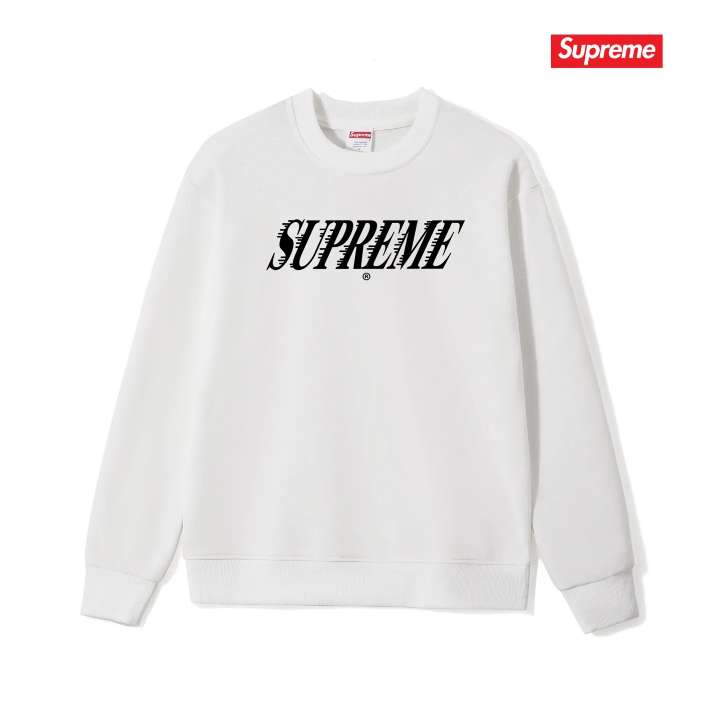 Style No. S1073 #terry p150💰 Velvet 160💰 Supreme FW22 Week 1 Slap Shot Tee Letter Logo printed round neck sweatshirt Made of 400 grams of large terry (drop shoulder large version) fabric, soft texture and no pilling Imported environmentally friendly printing glue The pattern is bright and three-dimensional Quality 💥 Same style for men and women The upper body is trendy Color: black white gray Size: S M L XL XXL