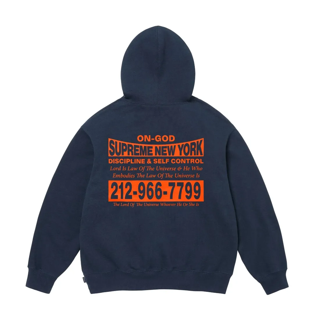 🅿️320 S256 top version Supreme 24FW ON GOD HOODED SWEATSHIRT hooded sweatshirt with letter print on the back. For us who focus on top Sup products, this sweatshirt is naturally available. ZP test, custom weaving and dyeing, pure cotton 450G fleece main fabric Printing uses thermoset ink printing, also known as plastic ink, or self-adhesive ink. Its ingredients are: mainly composed of polyvinyl chloride (PVC) and phthalates. PVC and phthalates, color fixing agents, stabilizers, and thickeners are mixed to form thermoset ink. It is not the digital direct printing advertised on the market. The printing texture of thermoset ink is unachievable by digital direct printing. Customized ZP co-branding Main label/wash water label/tag/packaging bag (equipped with extra large thickened handbag) There is a probability of passing the inspection version, and the original packaging picture has a high probability of passing. Size: S-XL