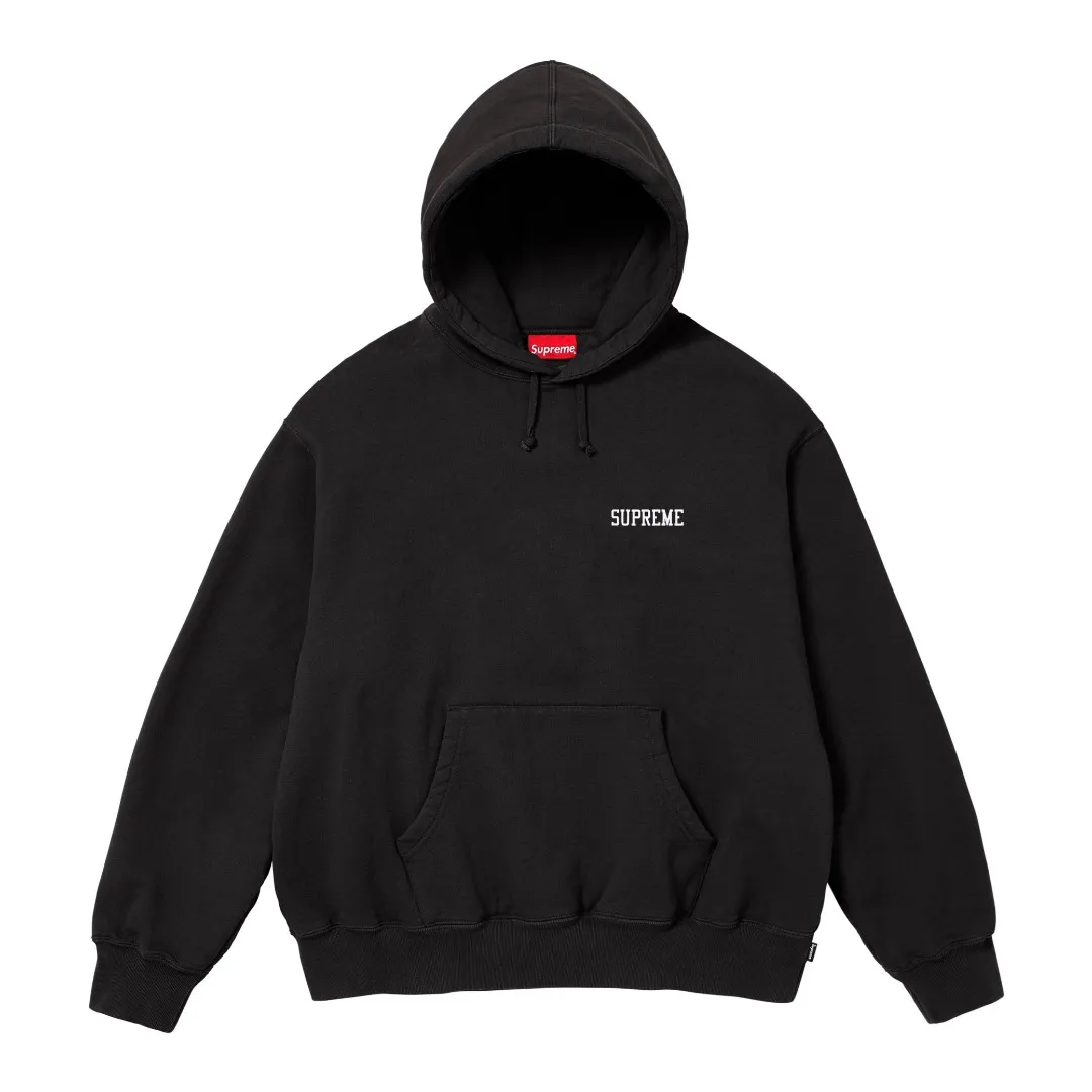 🅿️320 S256 top version Supreme 24FW ON GOD HOODED SWEATSHIRT hooded sweatshirt with letter print on the back. For us who focus on top Sup products, this sweatshirt is naturally available. ZP test, custom weaving and dyeing, pure cotton 450G fleece main fabric Printing uses thermoset ink printing, also known as plastic ink, or self-adhesive ink. Its ingredients are: mainly composed of polyvinyl chloride (PVC) and phthalates. PVC and phthalates, color fixing agents, stabilizers, and thickeners are mixed to form thermoset ink. It is not the digital direct printing advertised on the market. The printing texture of thermoset ink is unachievable by digital direct printing. Customized ZP co-branding Main label/wash water label/tag/packaging bag (equipped with extra large thickened handbag) There is a probability of passing the inspection version, and the original packaging picture has a high probability of passing. Size: S-XL