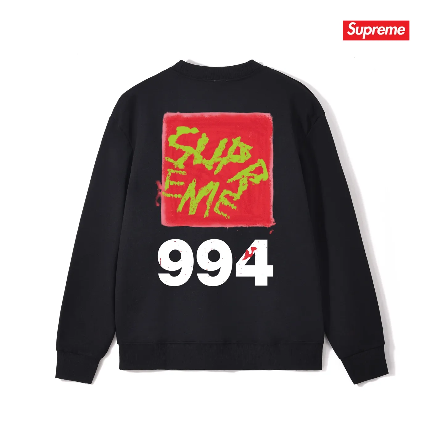 Style No. S1241 #terry p150💰 Velvet 160💰 Supreme SS24 Spring T-shirt series WEEK9 PAI NTTEE back printed round neck sweatshirt Made of 400 grams of large terry (drop shoulder large version) fabric, soft texture and no pilling Imported environmentally friendly printing glue The pattern is bright and three-dimensional Quality 💥Same style for men and women The upper body is trendy Color: black white gray Size: S M L XL XXL